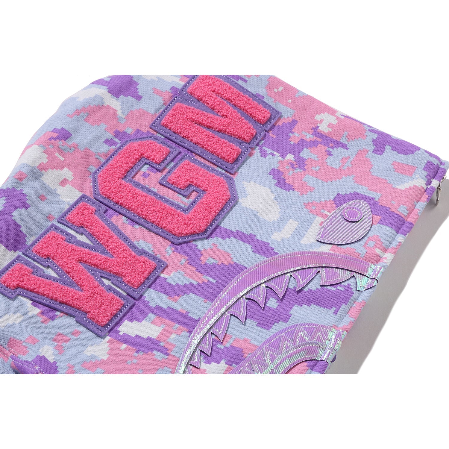 Multi Pixel Camo Shark Full Zip Hoodie Ladies A bathing ape оригінал – Купити в Україні – збільшений вид
