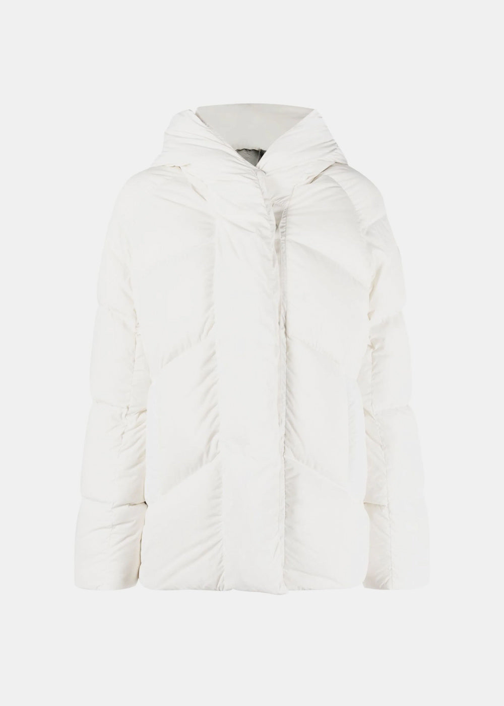 Оригінальна White Marlow Hooded Puffer Jacket Canada goose – боковий вид