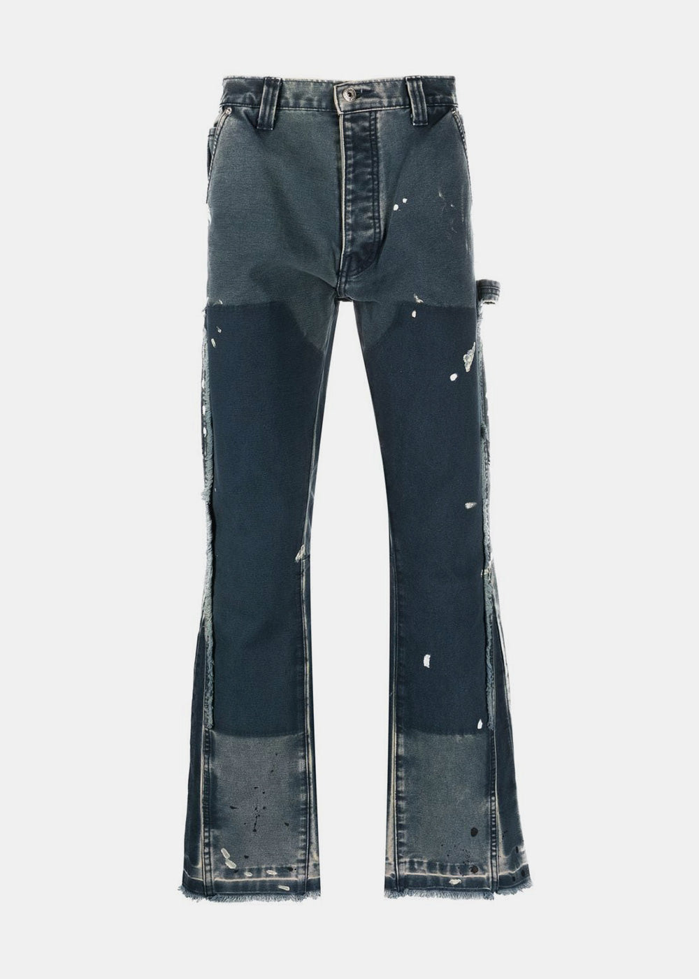Navy Paint-Splatter Detail Jeans Gallery department оригінал – Купити в Україні – боковий вид