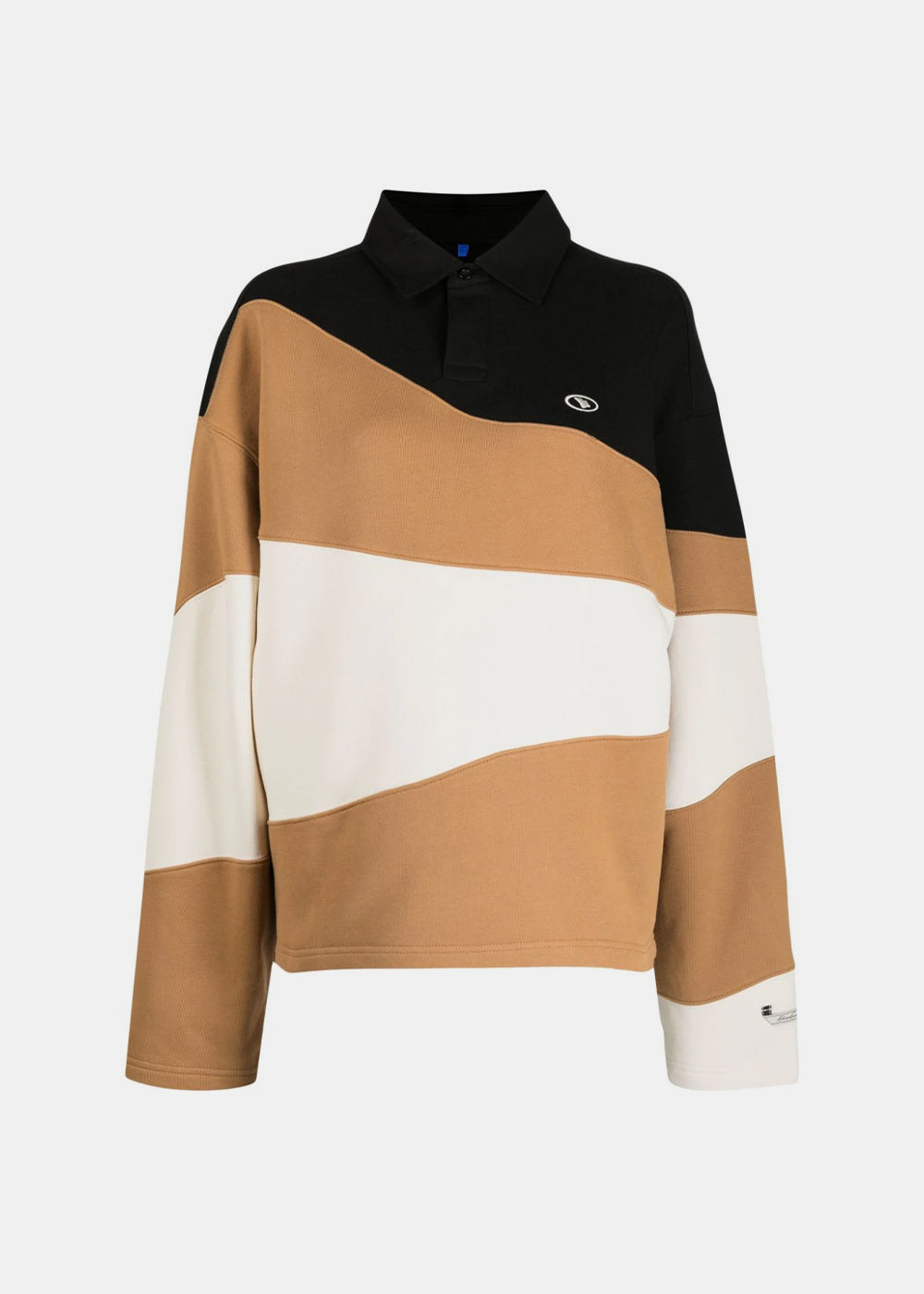 Beige Etik Polo Shirt Ader error – Гарантія оригінальності – боковий вид