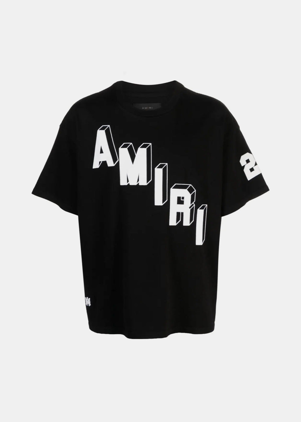 Black Flocked Hockey Skater T-Shirt Amiri оригінал – Купити в Україні – боковий вид