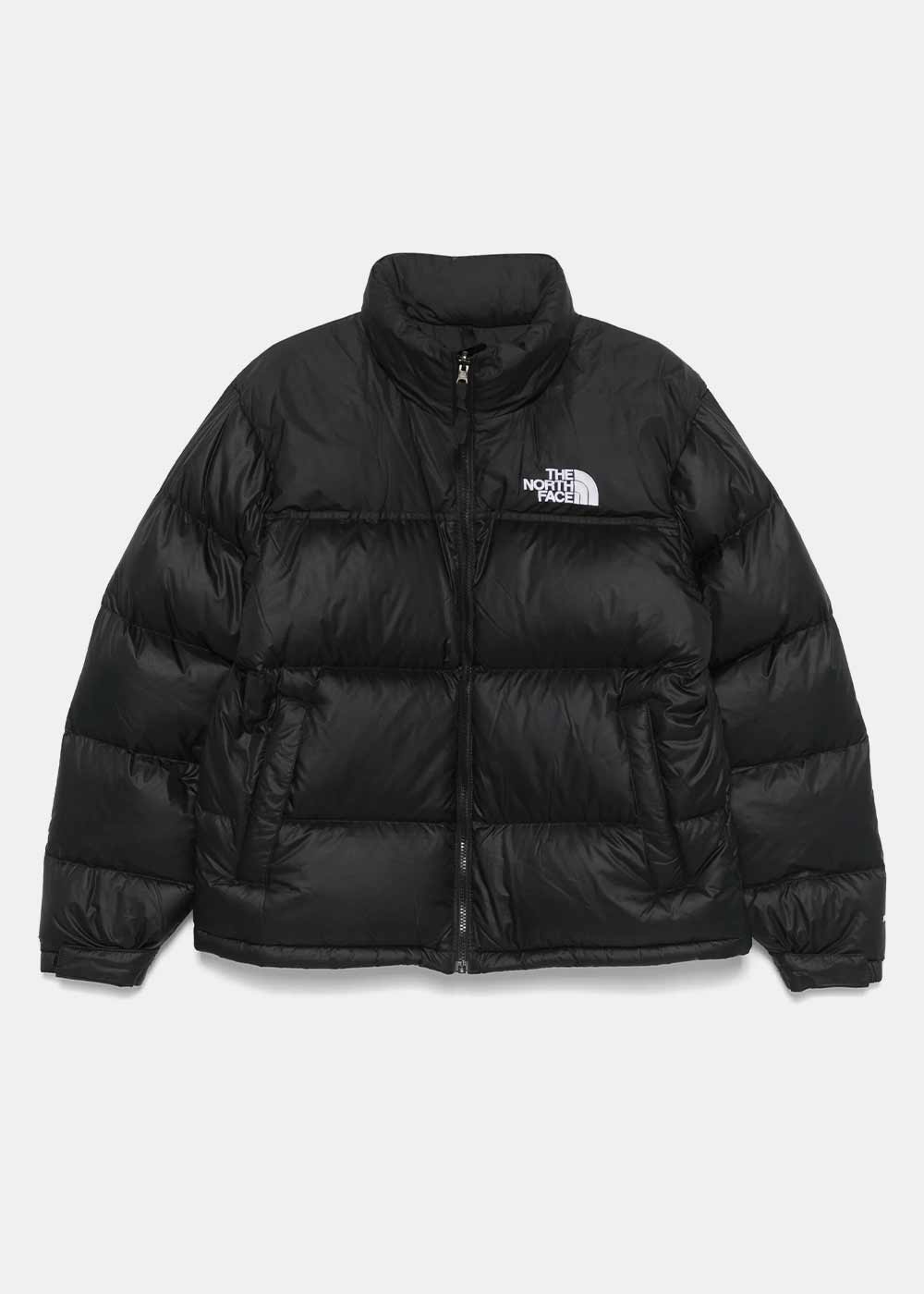 Black Mens 1996 Retro Nuptse Jacket The north face – Гарантія оригінальності – боковий вид