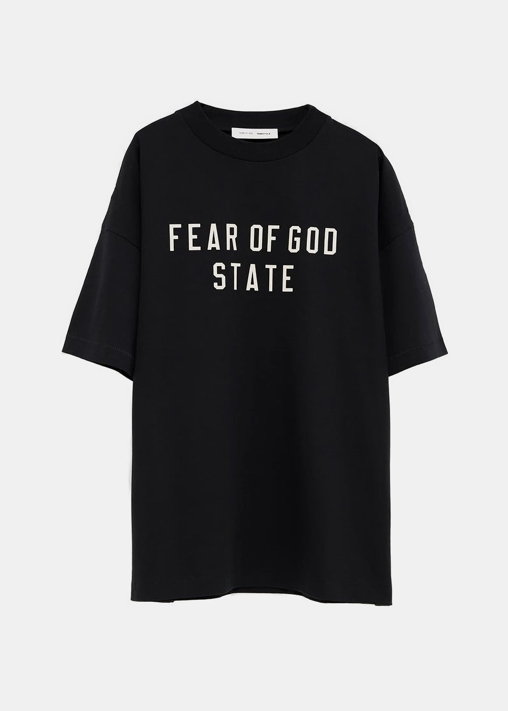 Jet Black 90s Fit T-Shirt Fear of god – Гарантія оригінальності – боковий вид