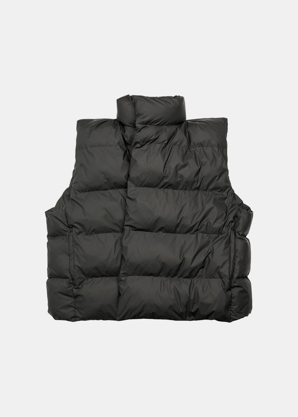 Black Wrap Puffer Gilet Balenciaga оригінал – Купити в Україні – боковий вид