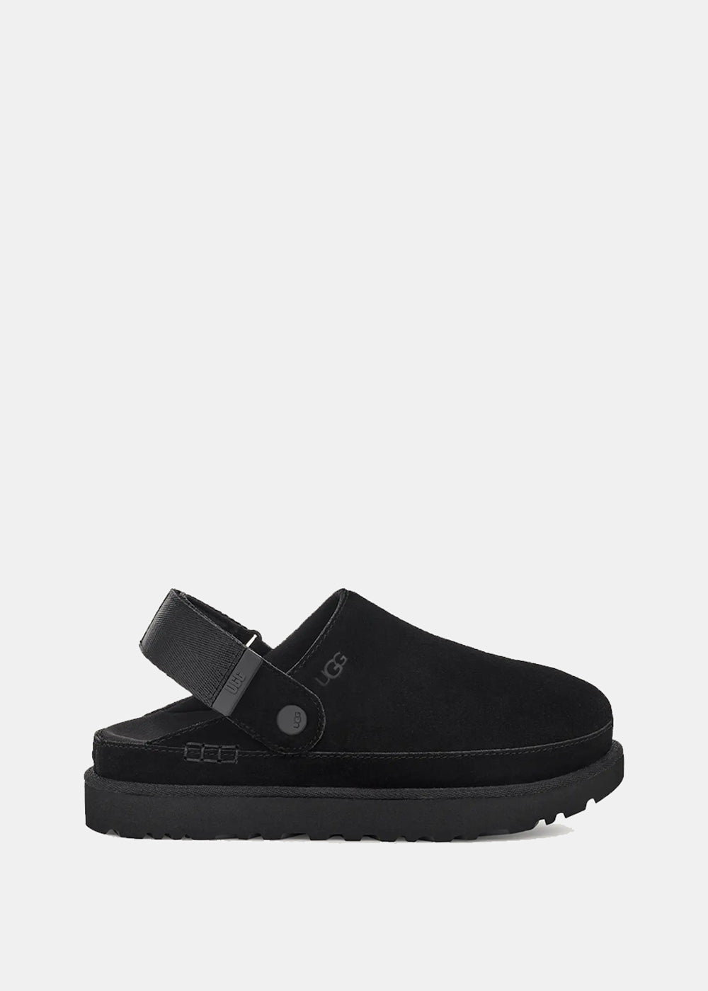 Black W Goldenstar Clog Ugg – Гарантія оригінальності – боковий вид