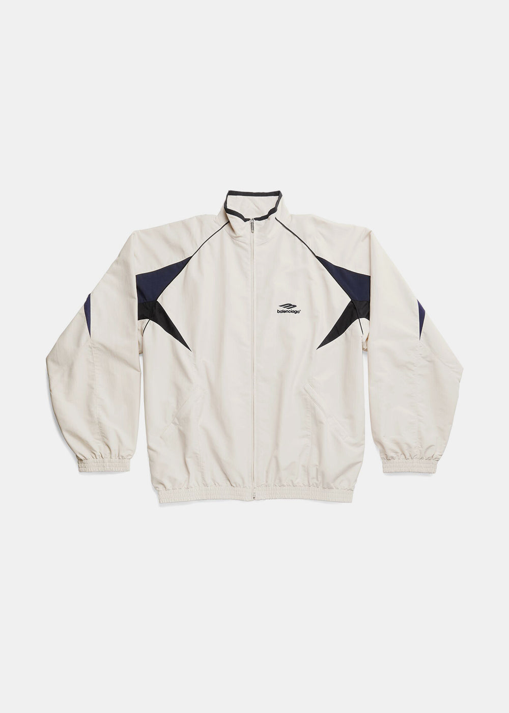 Оригінальна White 3b Sports Icon Tracksuit Jacket Balenciaga – боковий вид