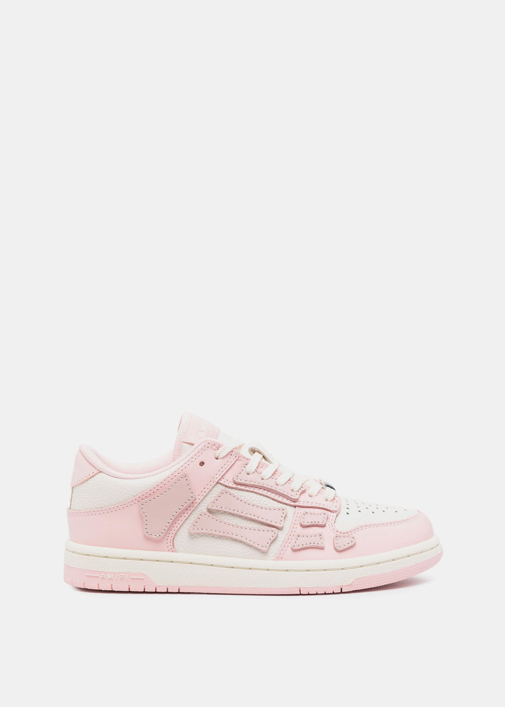 Pink & White Skel Top Low Sneakers Amiri – Гарантія оригінальності – боковий вид