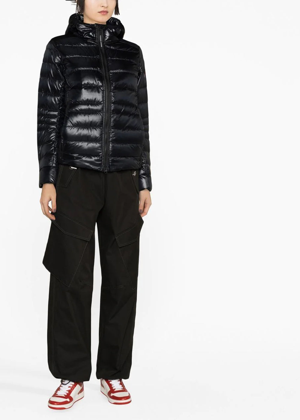 Оригінальна Black Cypress Hoody Down Jacket Canada goose – вид ззаду