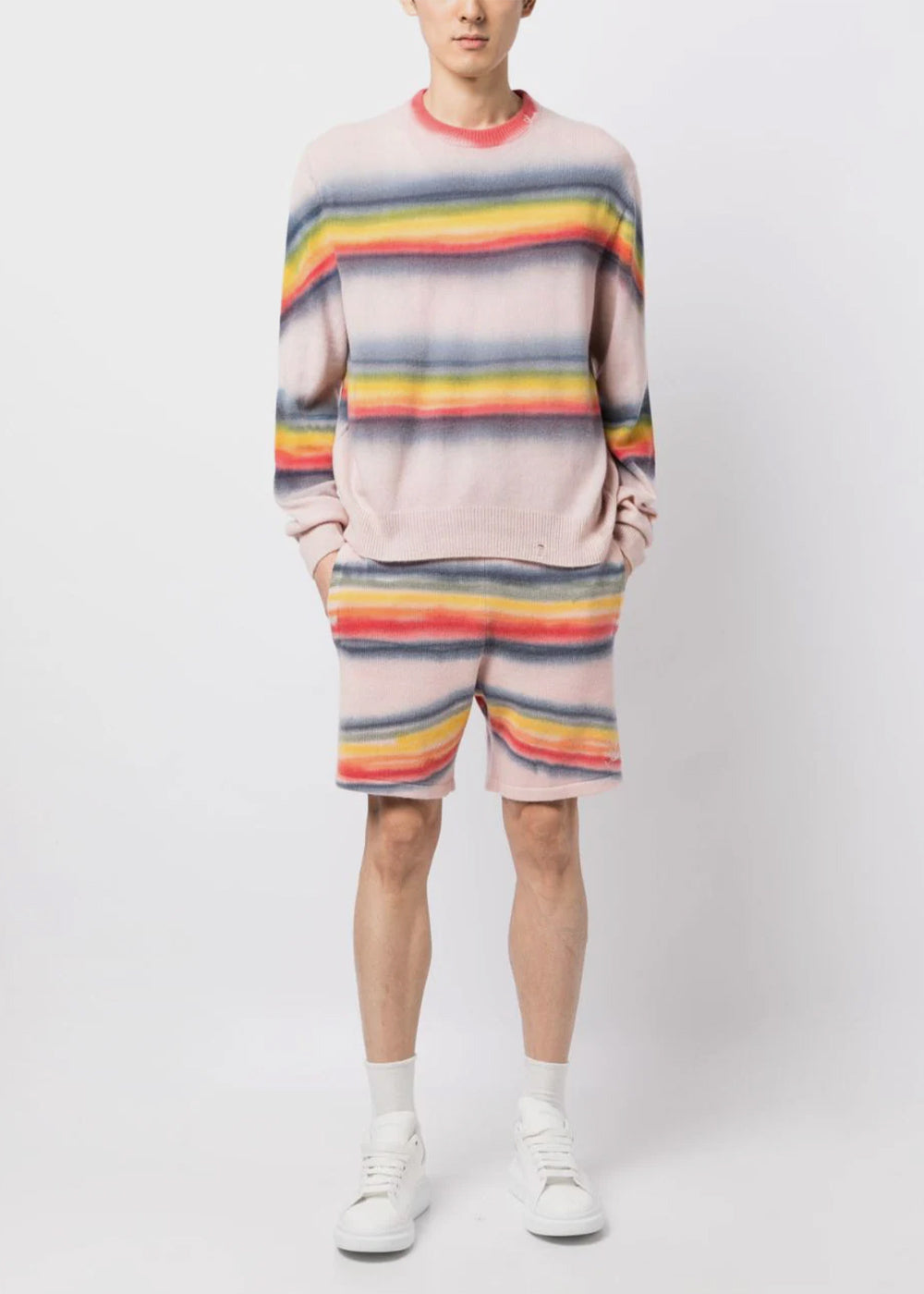 Rainbow Tie Dye Crewneck Amiri – Гарантія оригінальності – вид ззаду