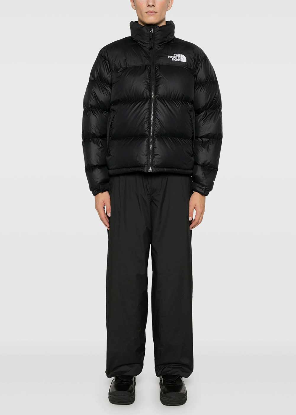 Black Mens 1996 Retro Nuptse Jacket The north face – Гарантія оригінальності – вид ззаду
