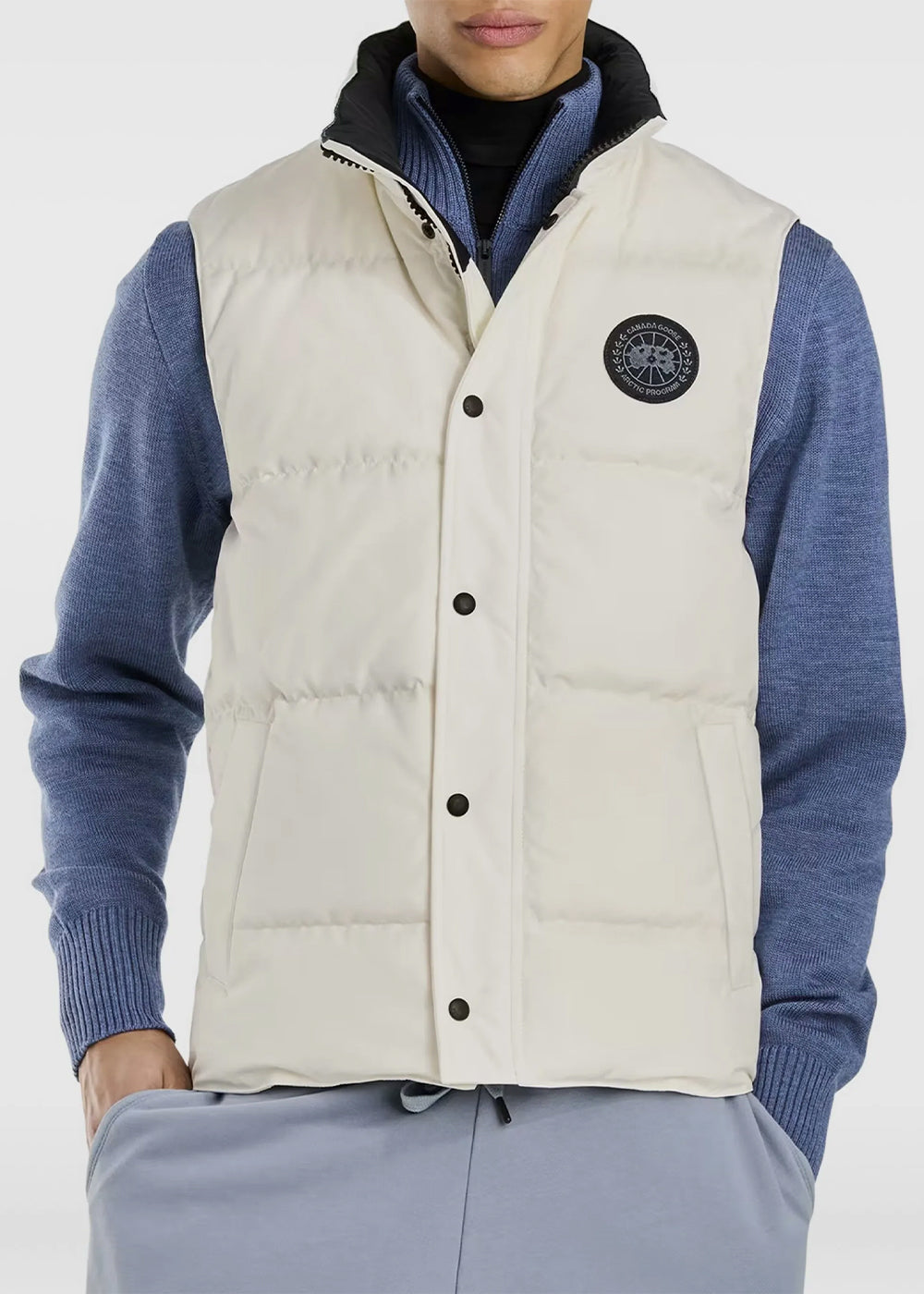 Off White Garson Vest-Black Label Canada goose – Гарантія оригінальності – детальний вид