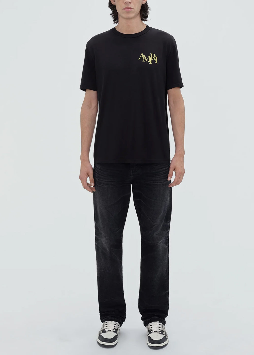 Black Crystal Champagne T-Shirt Amiri – Гарантія оригінальності – збільшений вид
