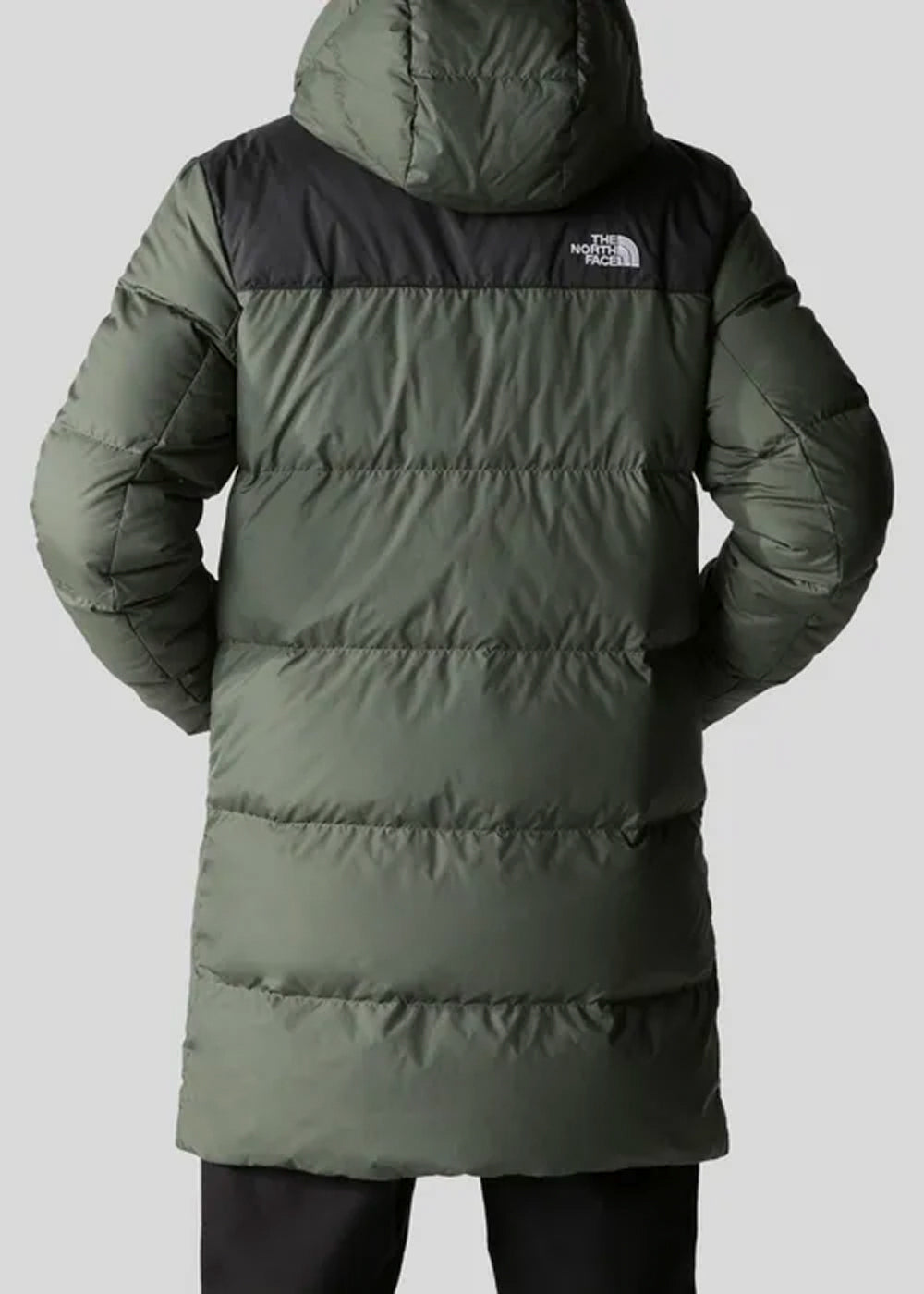 Green Mens Hydrenalite™ Down Parka Jacket The north face оригінал – Купити в Україні – вид ззаду