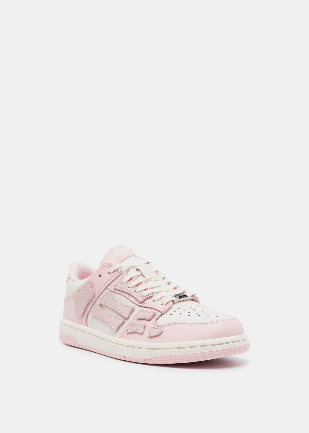 Pink & White Skel Top Low Sneakers Amiri – Гарантія оригінальності – вид ззаду