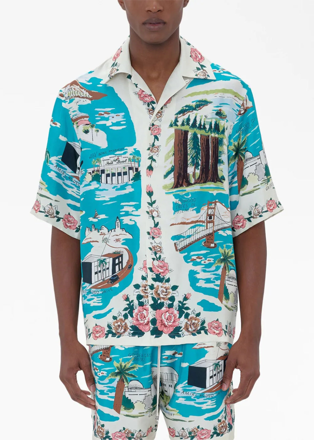 Оригінальна Multicolor Hawaiian Bowling Shirt Amiri – детальний вид