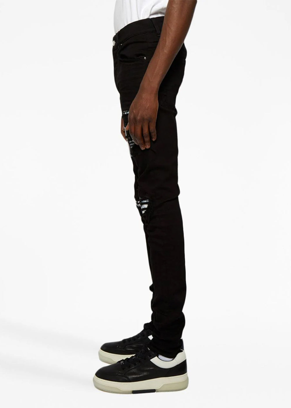 Black Tie-Dye Core Logo Jeans Amiri – Гарантія оригінальності – детальний вид