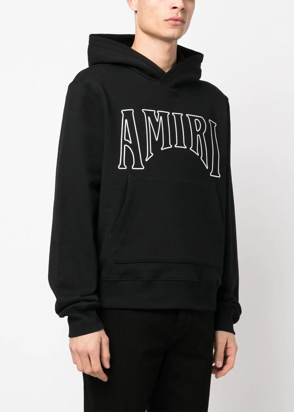 Оригінальна Black Logo-Print Classic Hoodie Amiri – детальний вид