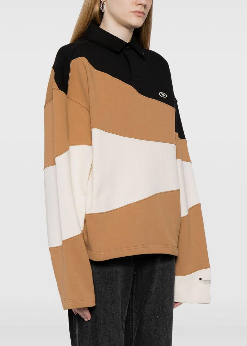Beige Etik Polo Shirt Ader error – Гарантія оригінальності – збільшений вид