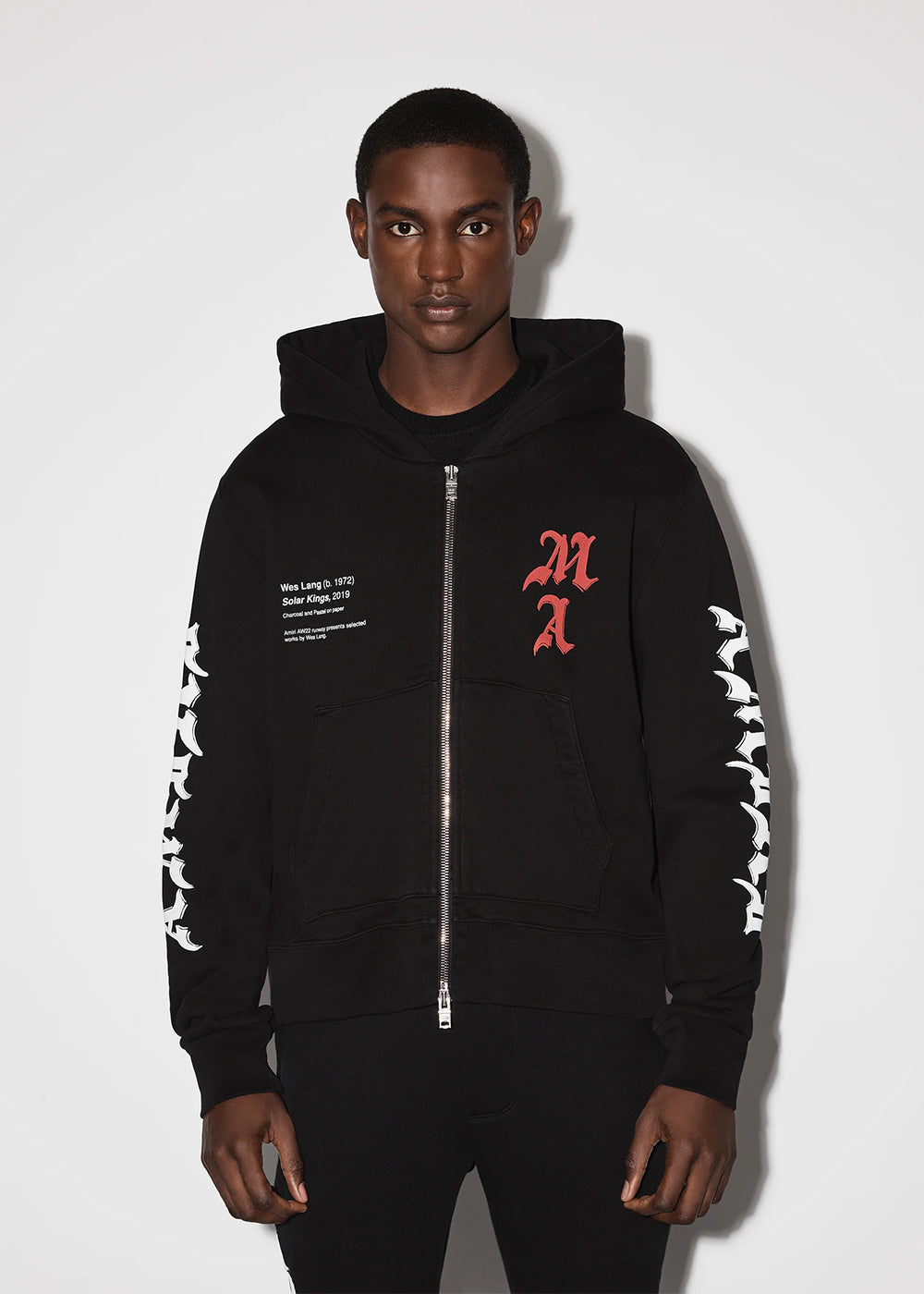 Оригінальна Black Wes Lang Solar Kings Hoodie Amiri – детальний вид