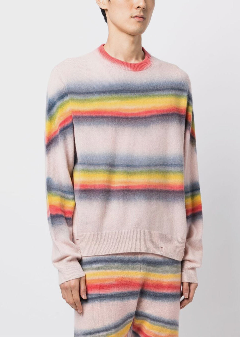 Rainbow Tie Dye Crewneck Amiri – Гарантія оригінальності – детальний вид