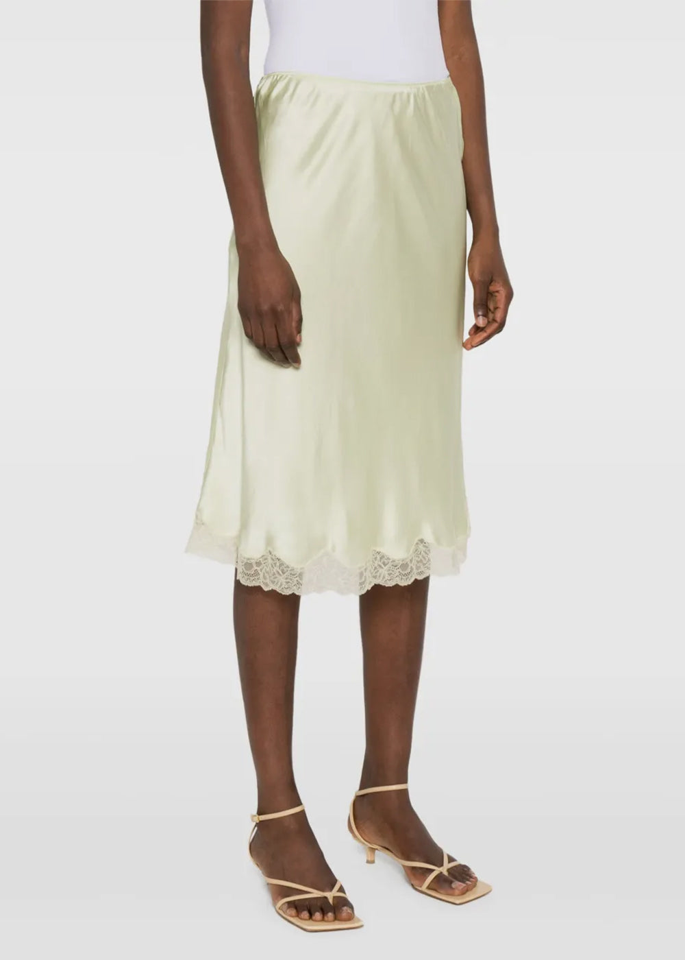 Pale Grass Irene MIDI Skirt The row оригінал – Купити в Україні – детальний вид