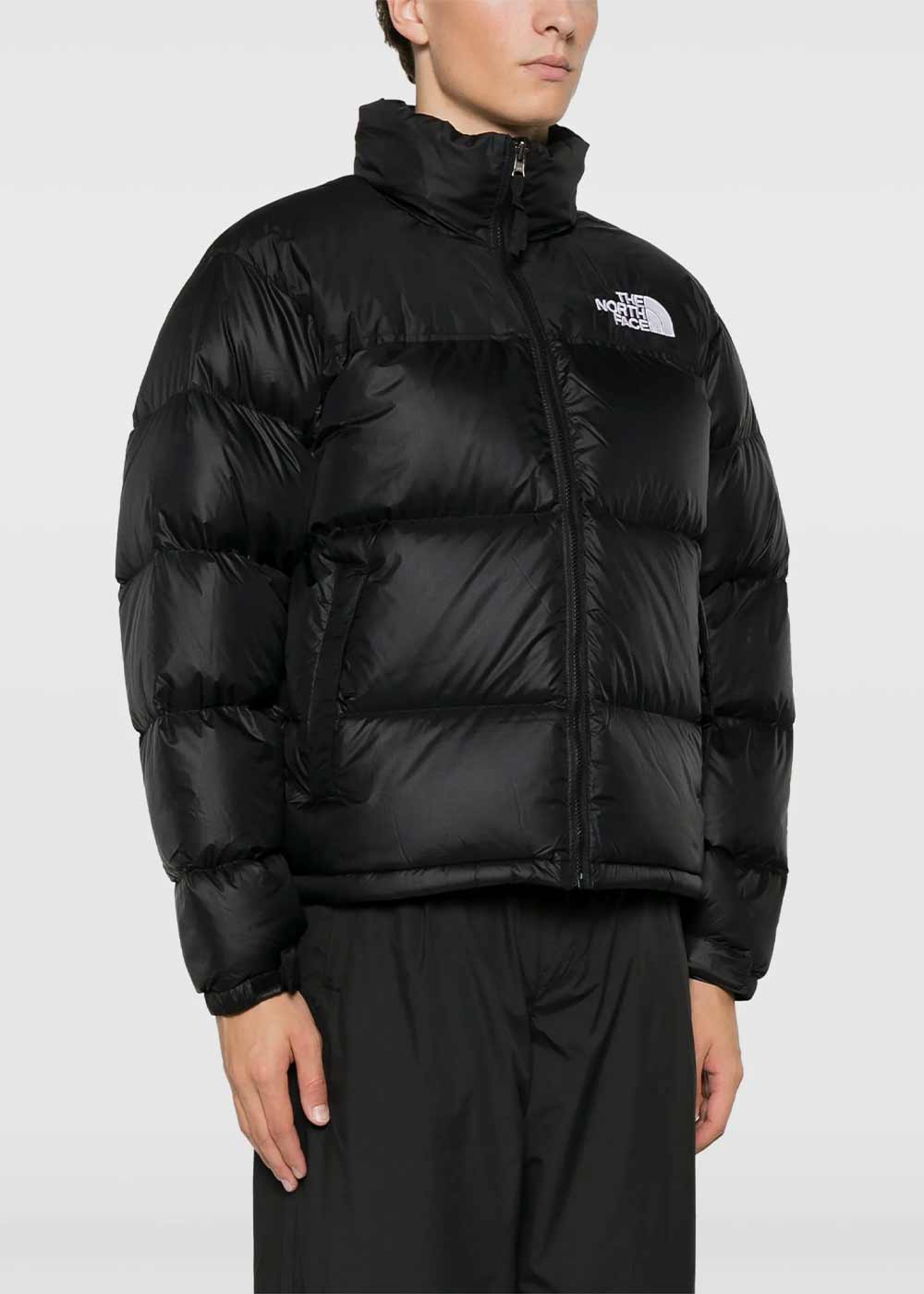 Black Mens 1996 Retro Nuptse Jacket The north face – Гарантія оригінальності – детальний вид