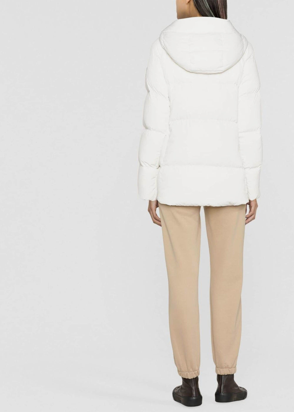 Оригінальна White Marlow Hooded Puffer Jacket Canada goose – детальний вид