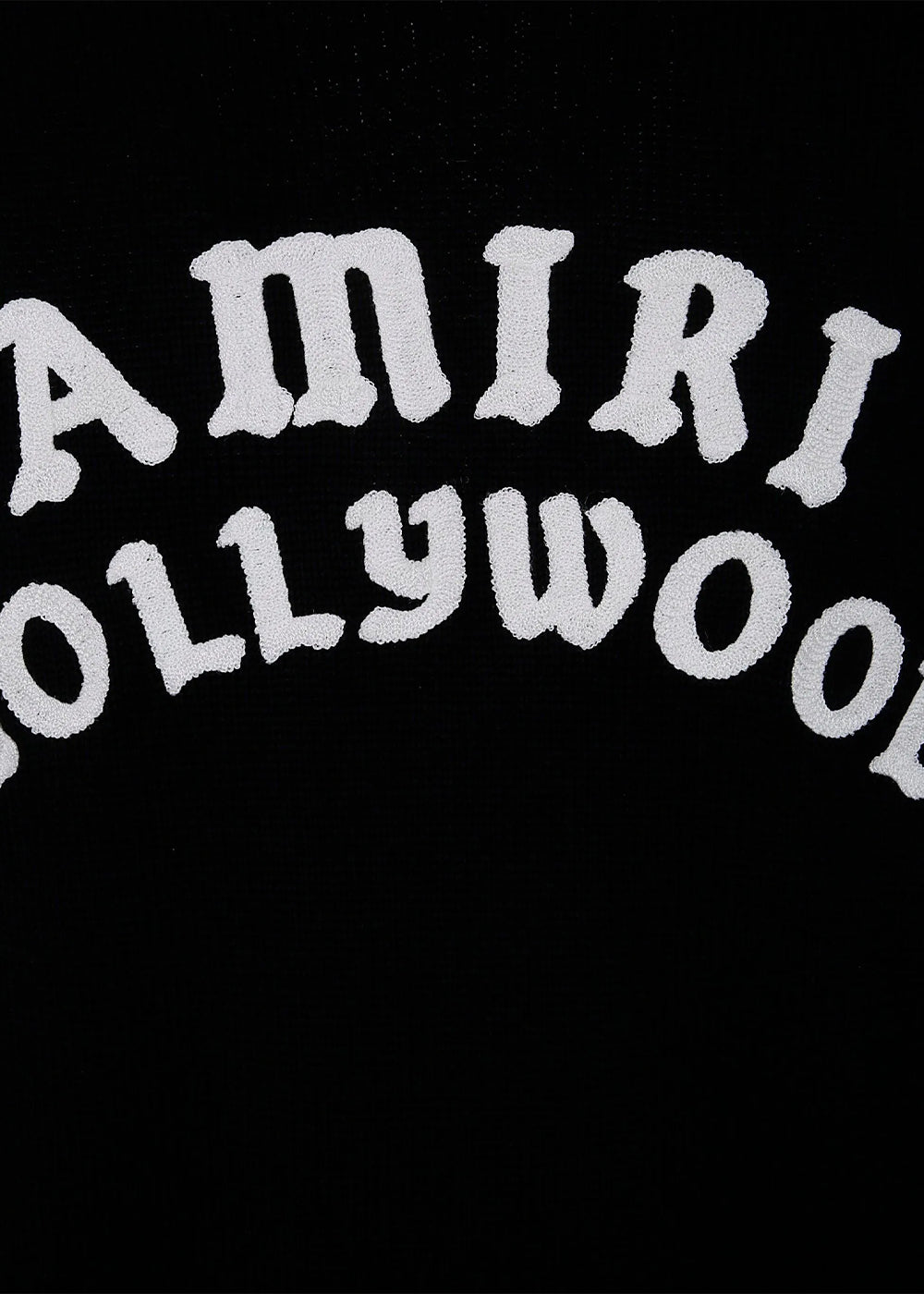 Black Amiri Hollywood Crewneck Amiri – Гарантія оригінальності – детальний вид