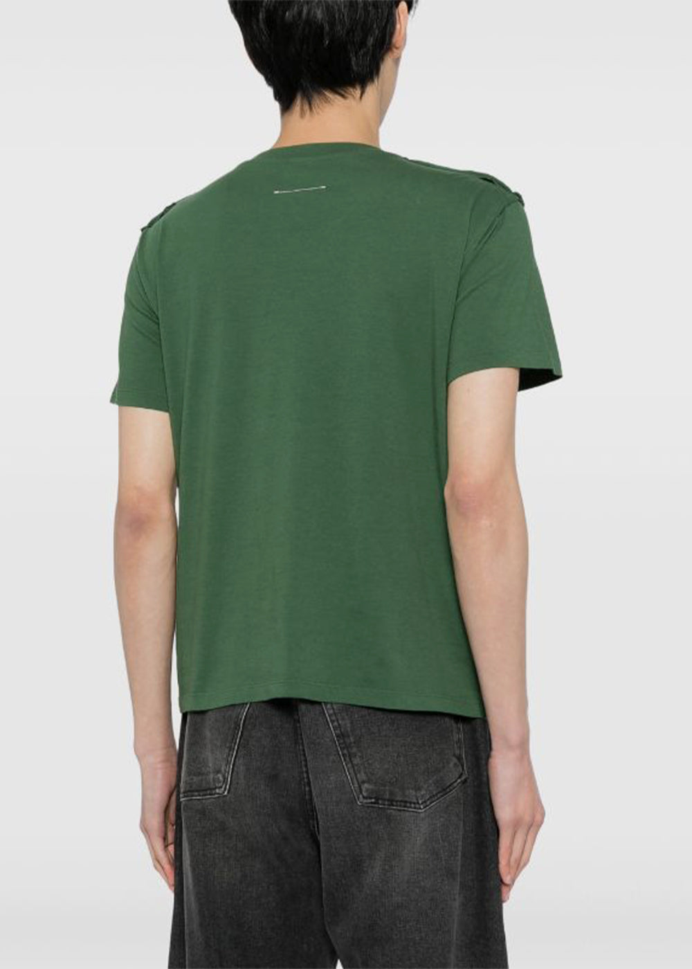Green Printed T-Shirt Maison margiela – Гарантія оригінальності – збільшений вид