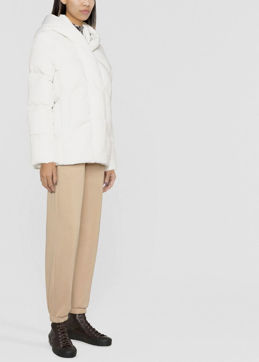 Оригінальна White Marlow Hooded Puffer Jacket Canada goose – збільшений вид
