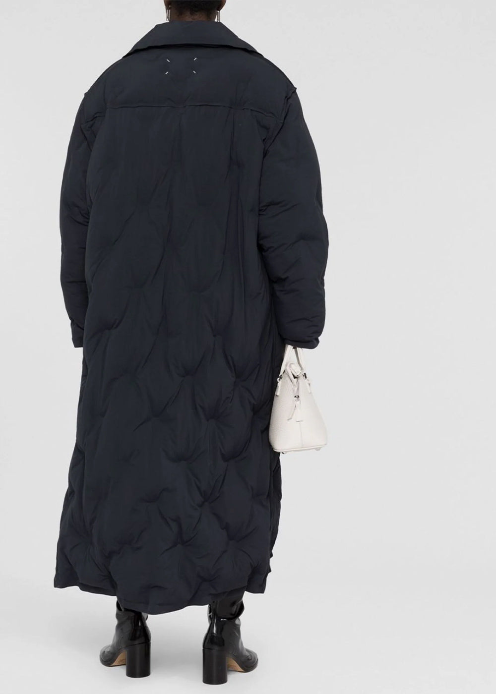 Оригінальна Navy Padded Double-Breasted Coat Maison margiela – збільшений вид
