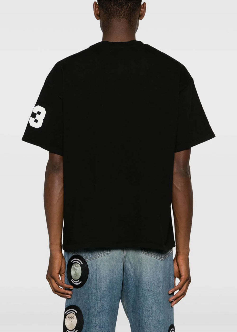 Black Flocked Hockey Skater T-Shirt Amiri оригінал – Купити в Україні – детальний вид