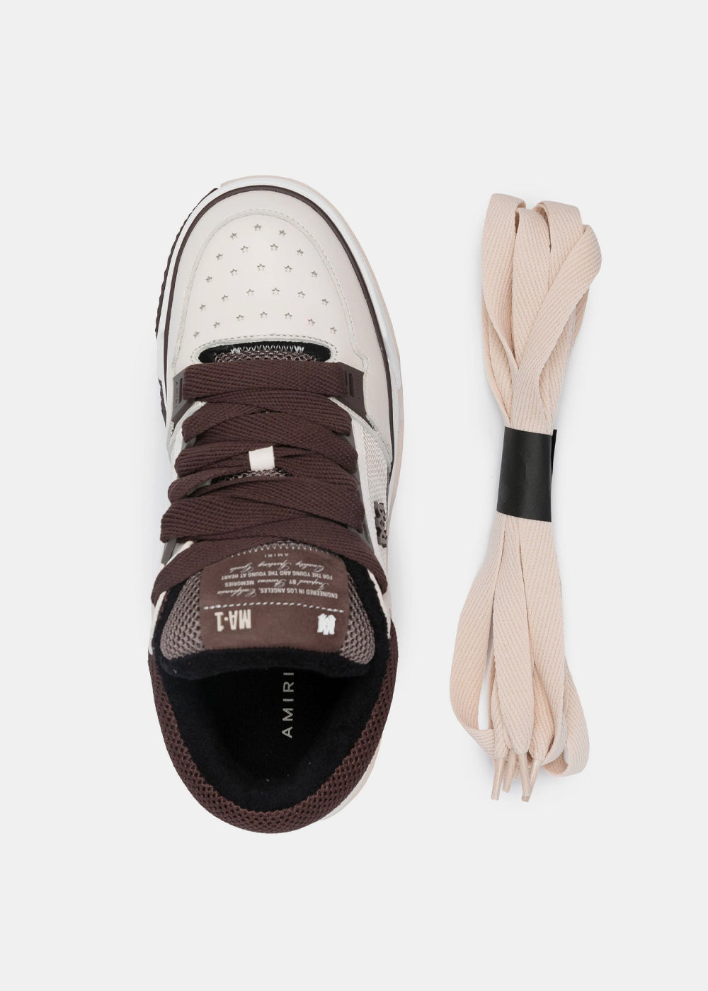 Brown & White Ma-1 Sneakers Amiri оригінал – Купити в Україні – збільшений вид