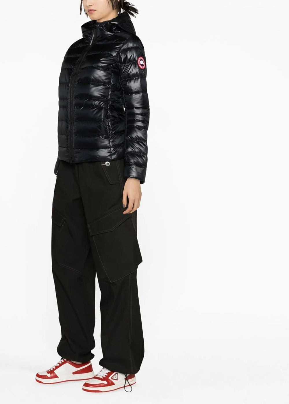 Оригінальна Black Cypress Hoody Down Jacket Canada goose – детальний вид