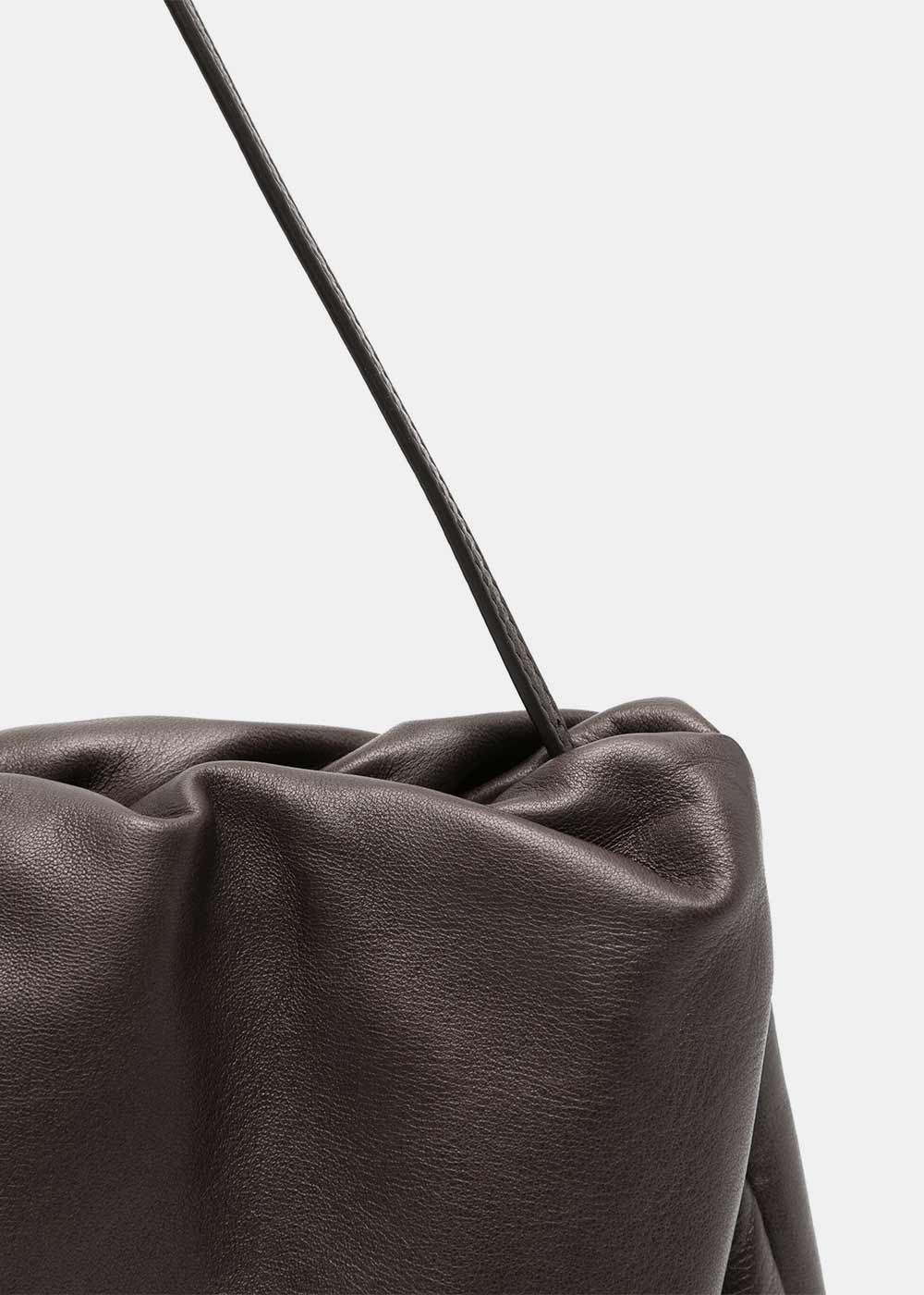 Dark Khaki XL Bourse Bag The row – Гарантія оригінальності – збільшений вид