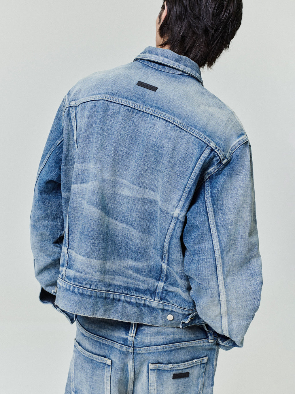 Japanese Selvedge Classic Trucker Jacket Fear of god оригінал – Купити в Україні – вид ззаду