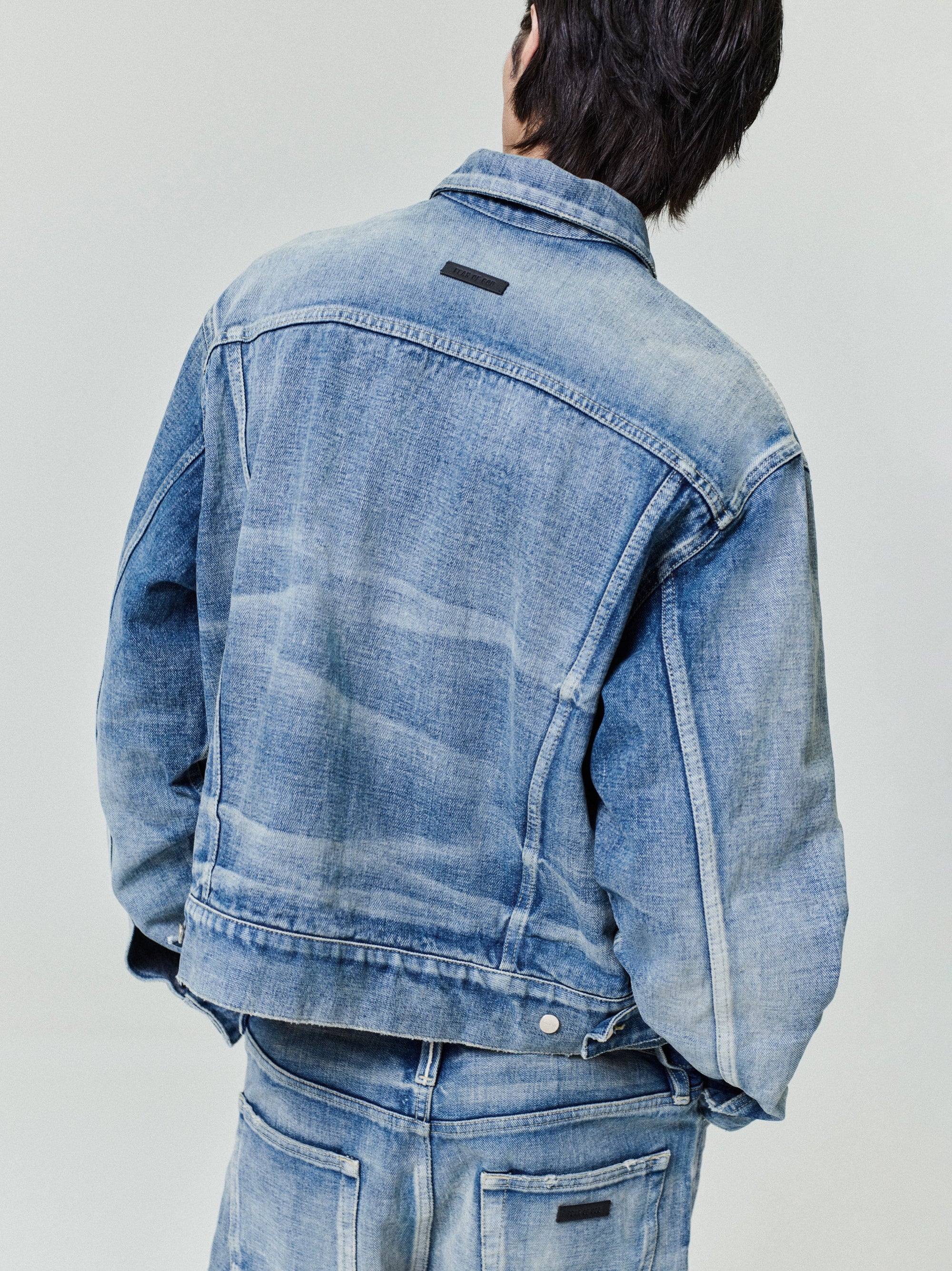 Japanese Selvedge Classic Trucker Jacket Fear of god оригінал – Купити в Україні – вид ззаду