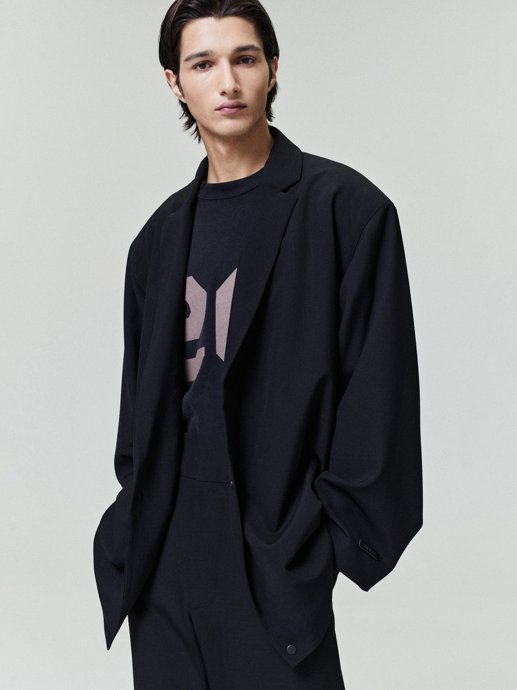 Оригінальна Wool Ripstop Relaxed Long Jacket Fear of god – боковий вид