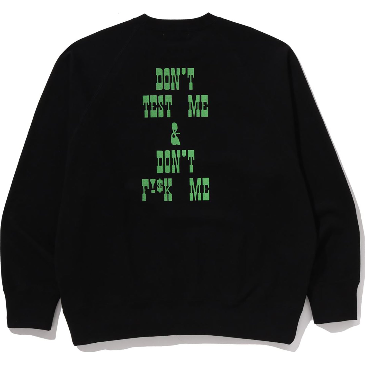 Milo Borg Relaxed Fit Crewneck Sweatshirt Mens A bathing ape оригінал – Купити в Україні – вид ззаду