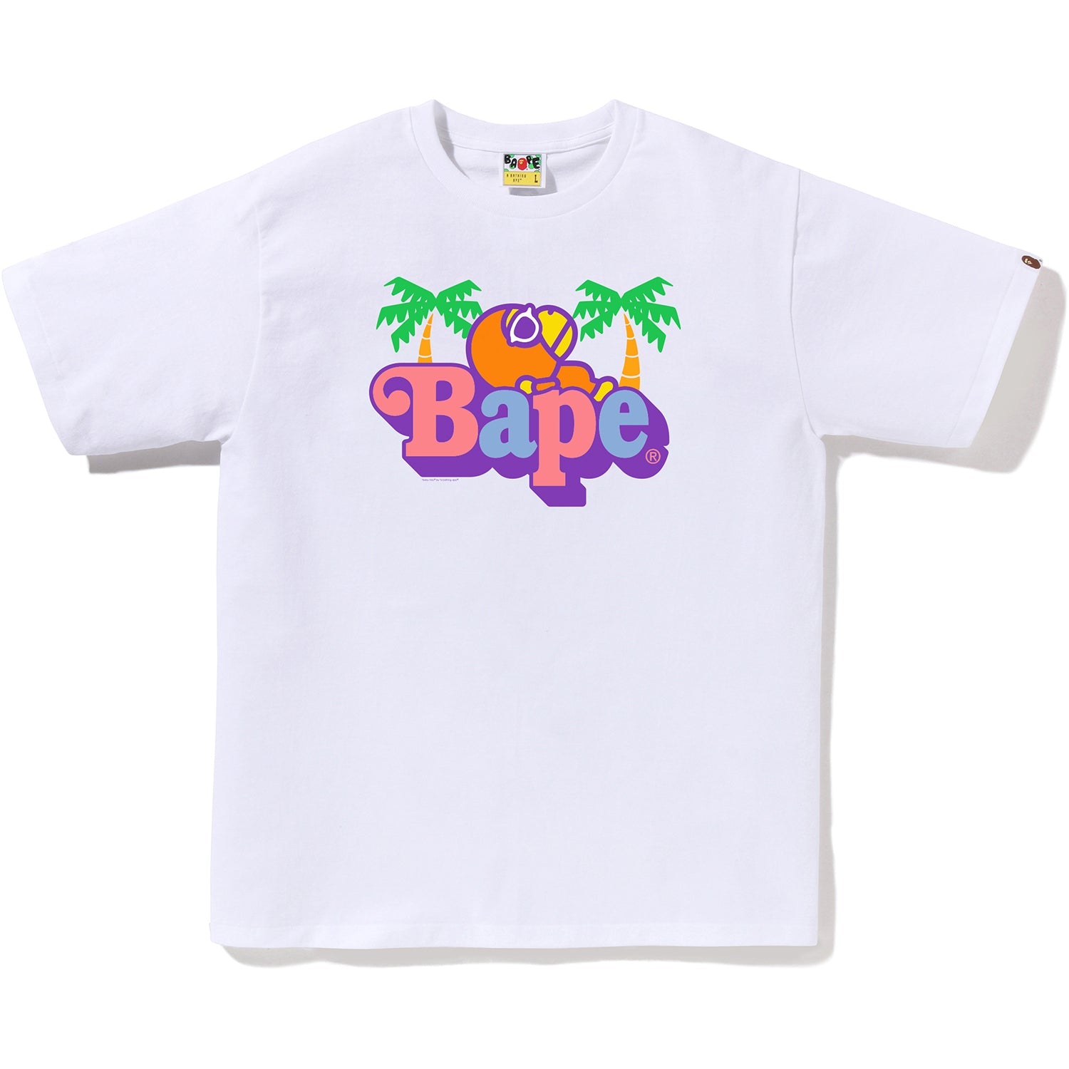 Colors Milo On Bape Summer Tee Mens A bathing ape – Гарантія оригінальності – боковий вид