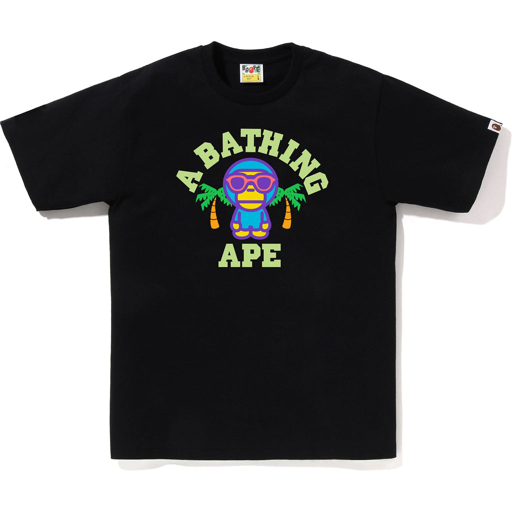 Оригінальна Colors Milo College Summer Tee Mens A bathing ape – боковий вид
