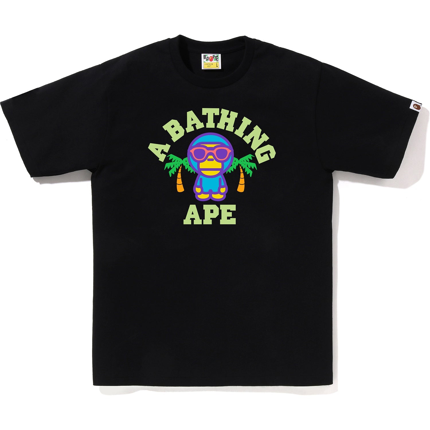 Оригінальна Colors Milo College Summer Tee Mens A bathing ape – боковий вид