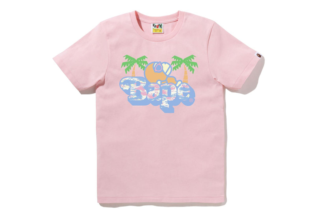 Palm Tree Pattern Milo On Bape Tee Ladies A bathing ape оригінал – Купити в Україні – вид ззаду
