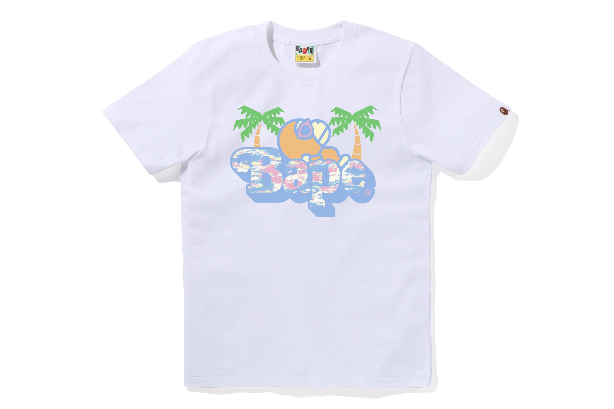 Palm Tree Pattern Milo On Bape Tee Ladies A bathing ape оригінал – Купити в Україні – боковий вид