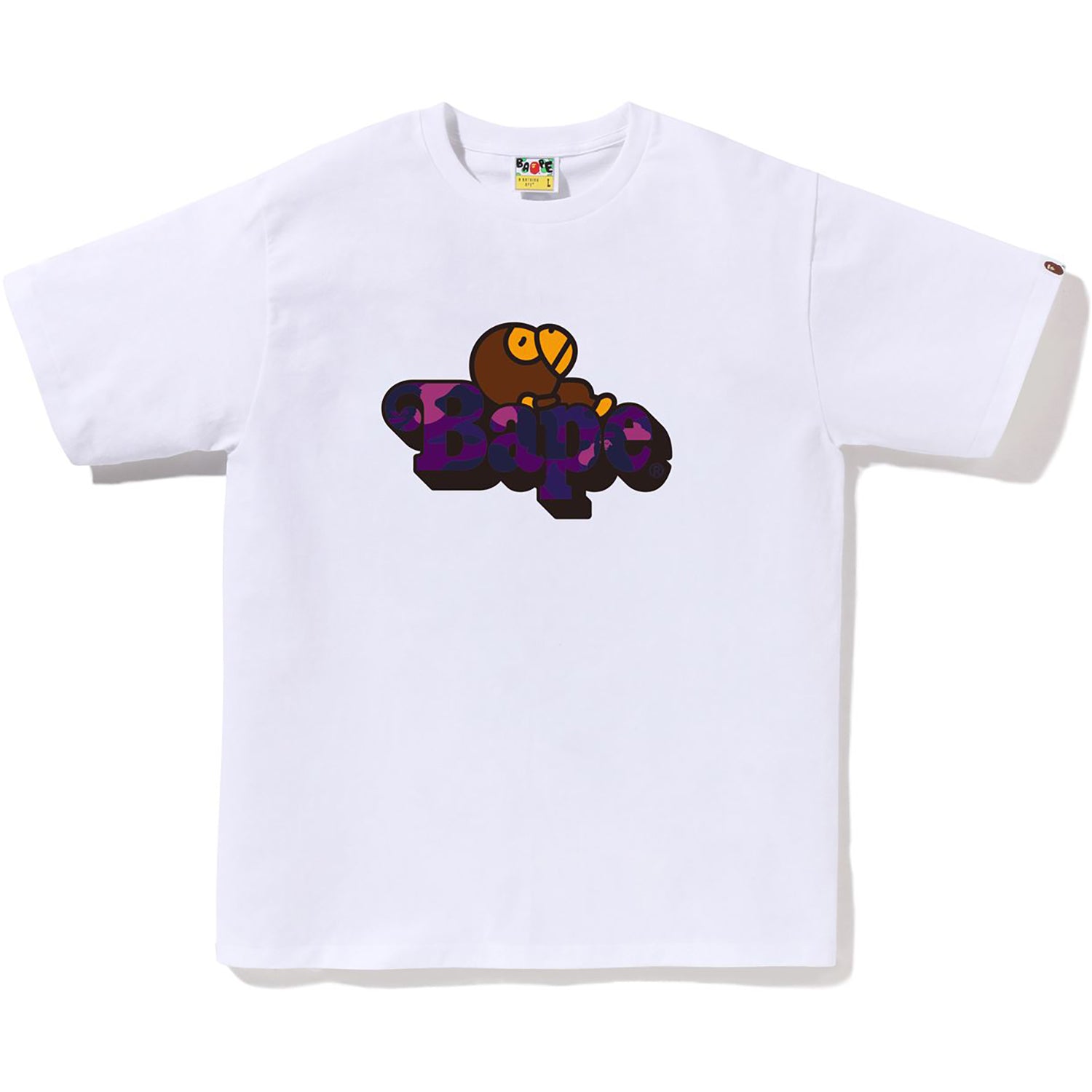 Color Camo Milo On Bape Tee Mens A bathing ape – Гарантія оригінальності – боковий вид