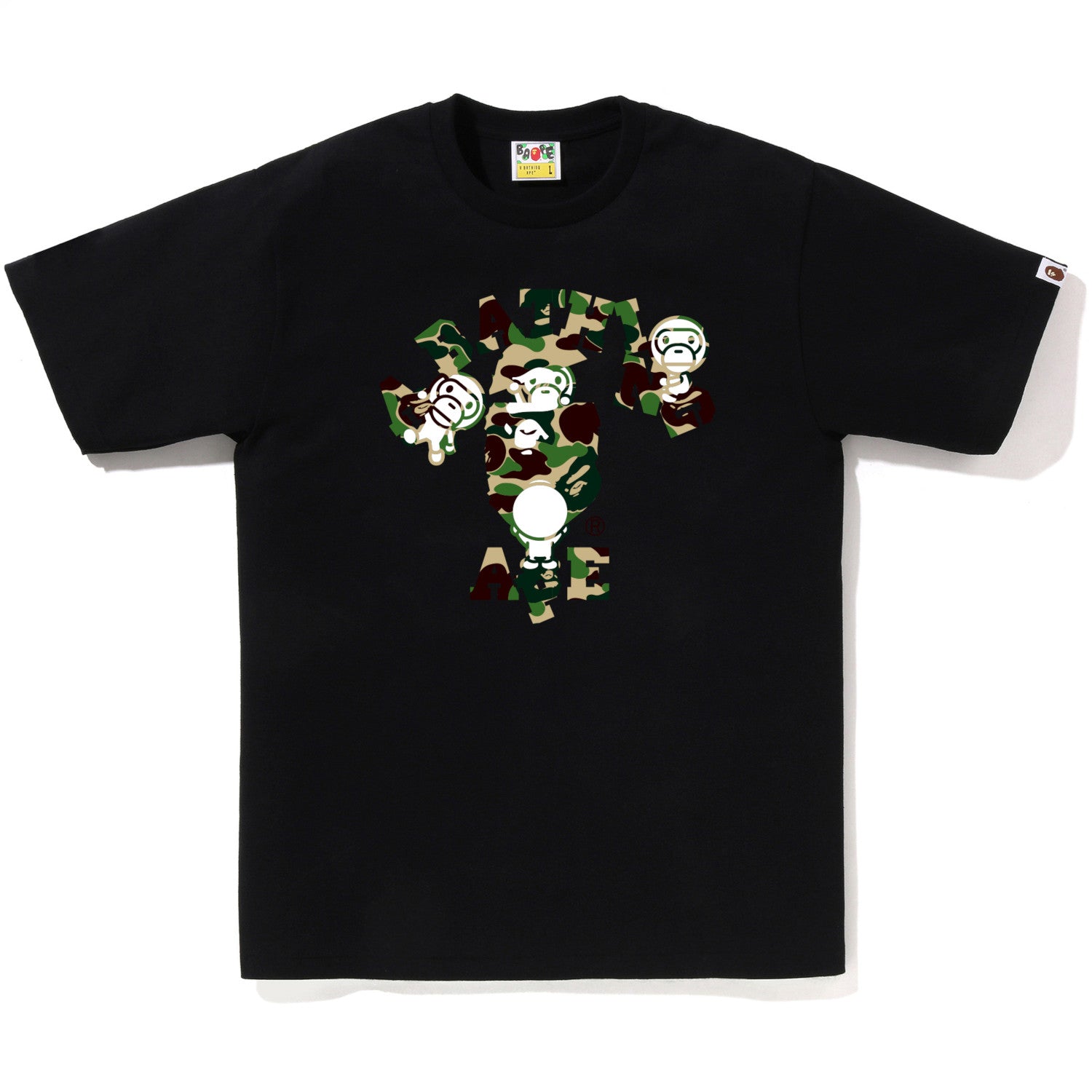Оригінальна Abc Camo College Milo Tee Mens A bathing ape – детальний вид