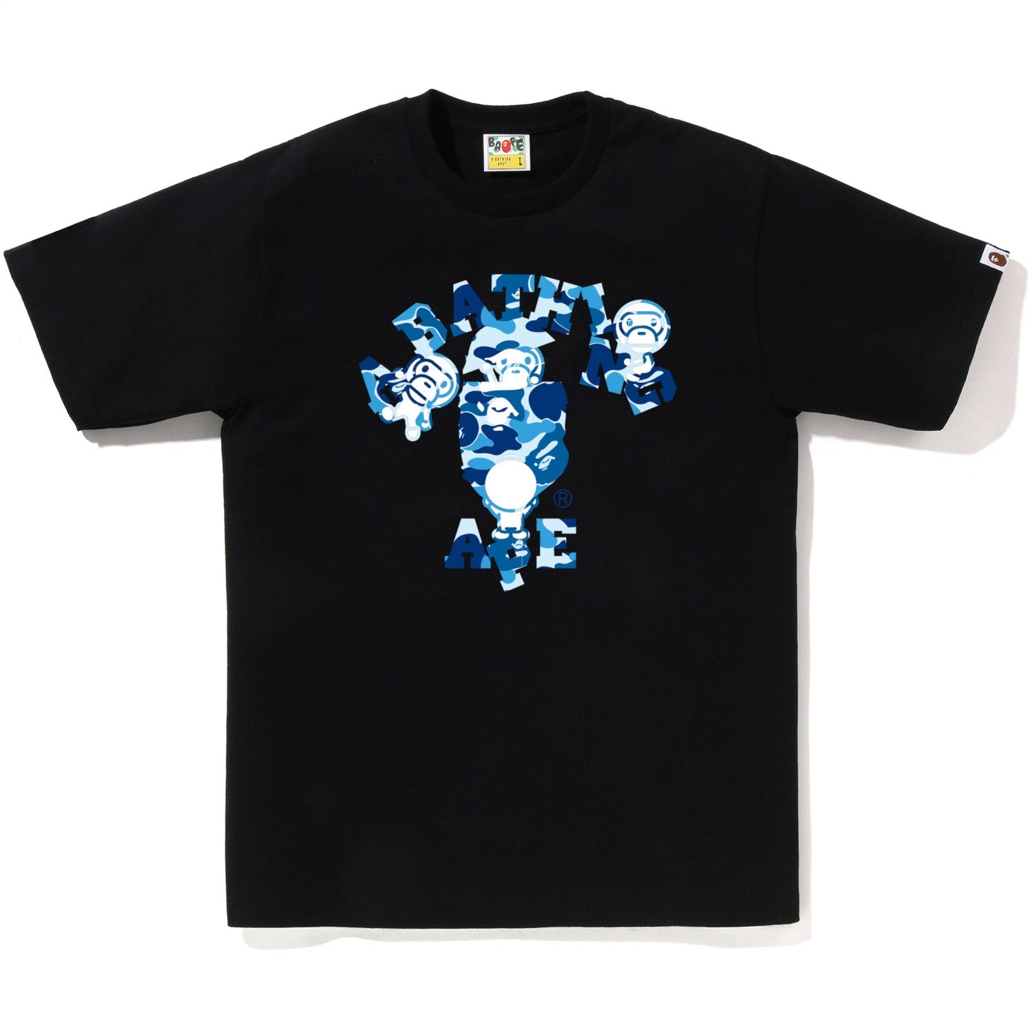 Оригінальна Abc Camo College Milo Tee Mens A bathing ape – вид ззаду