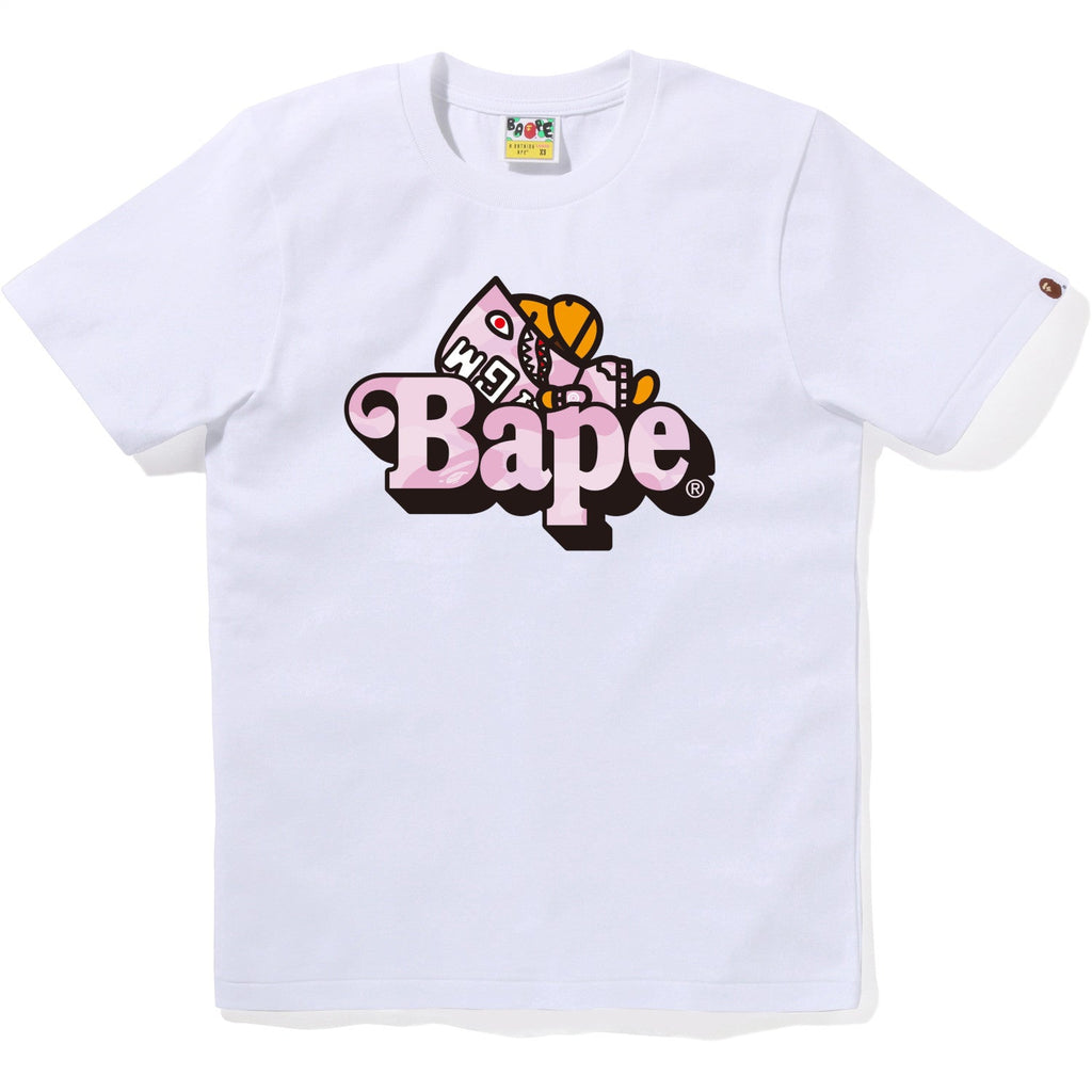Pastel Color Camo Shark Milo On Bape Tee Ladies A bathing ape оригінал – Купити в Україні – вид ззаду
