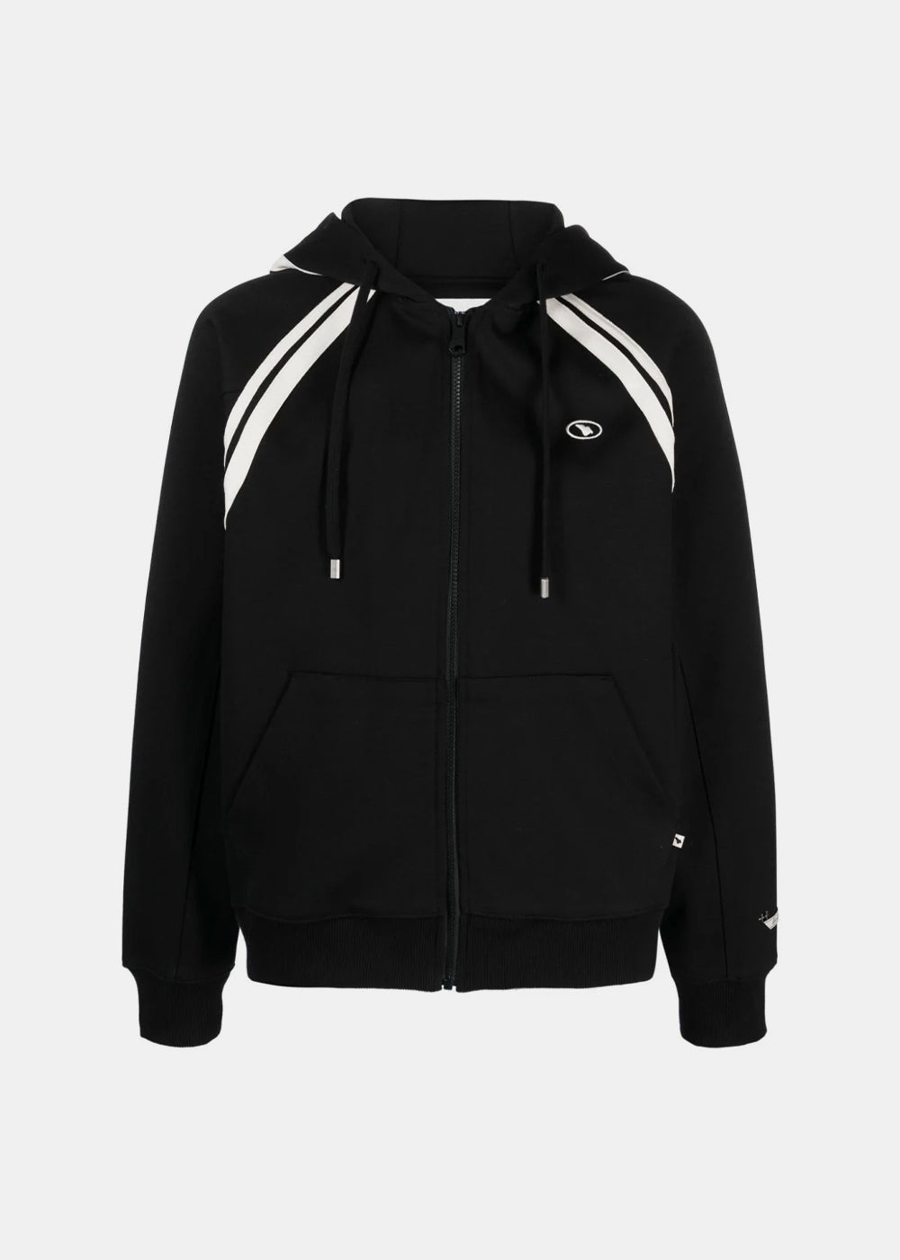 Black Zip Up Hoodie Ader error – Гарантія оригінальності – боковий вид