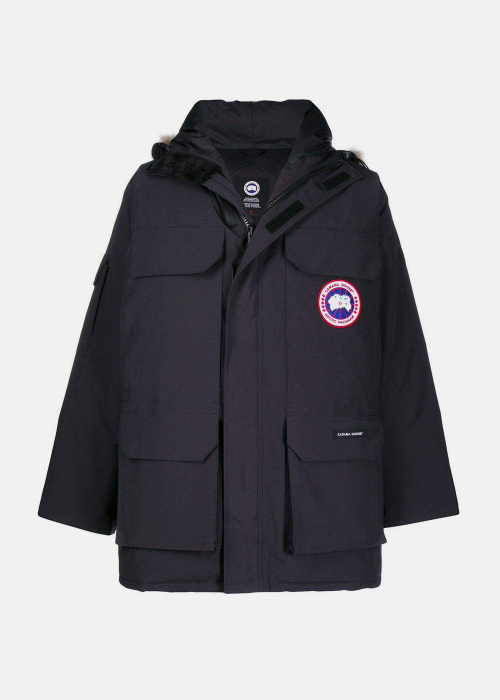 Navy Expedition Parka Canada goose оригінал – Купити в Україні – боковий вид